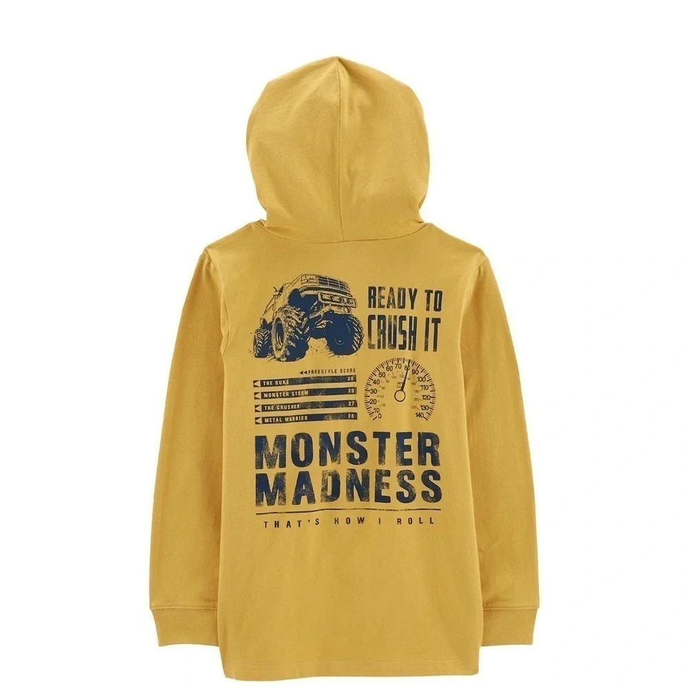 Carter’s Boys  7/7AHooded Graphic Tee  Hooded Tee Shirt T-shirt